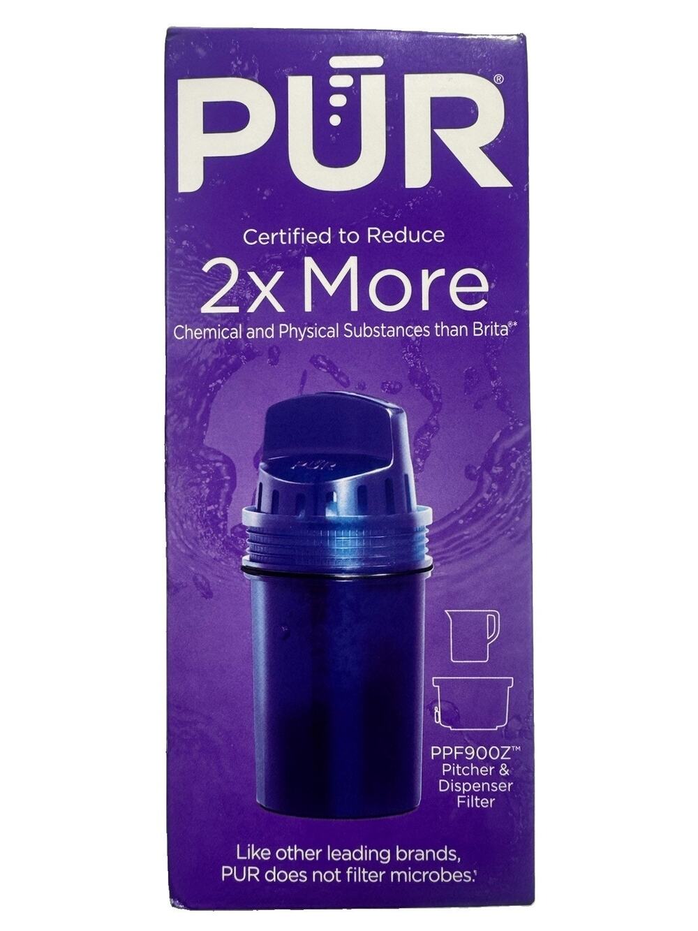 PUR PPF900Z Replacement Water Filter Pitcher Dispenser Genuine New Sealed